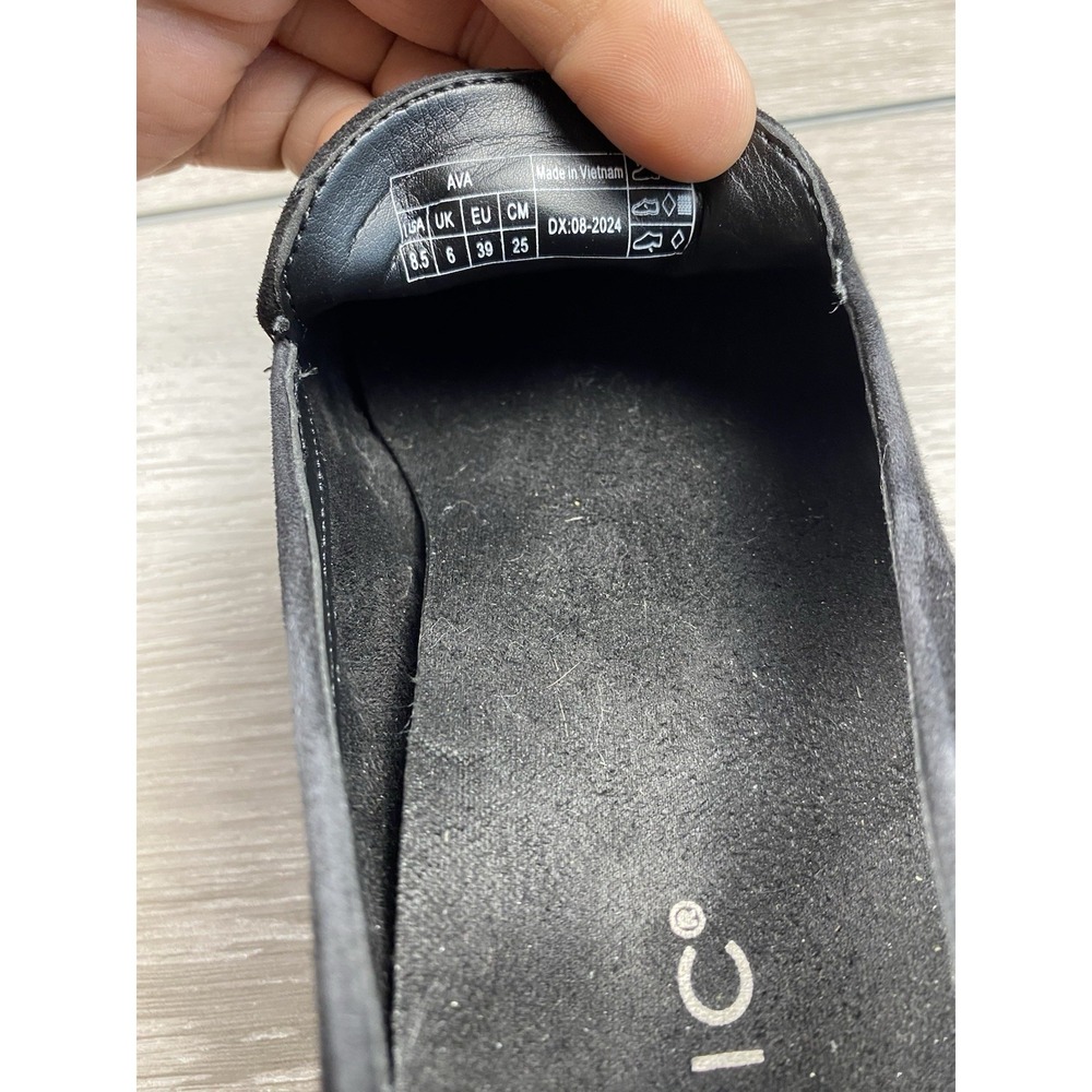 Vionic Women's Ava Wedge Slip-On Loafers Suede Black Size 8.5 - Picture 7 of 7